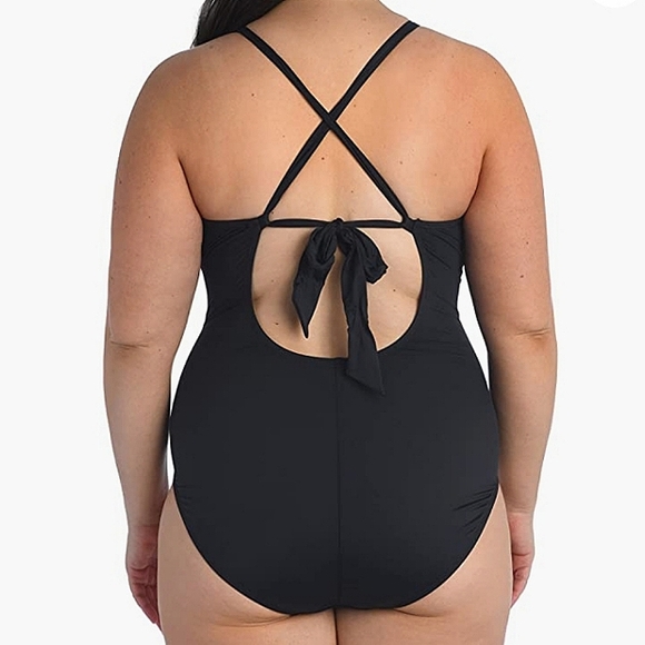 La Blanca Mio High Neckline Swimsuit - Picture 3 of 9